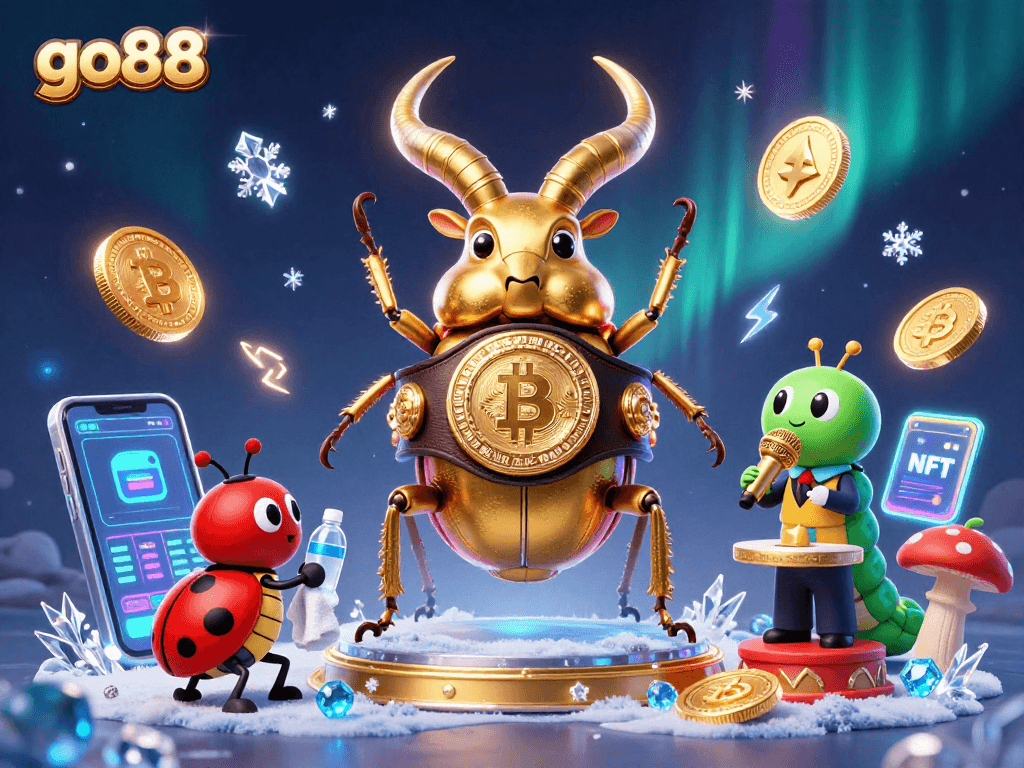 Engage with go88's dynamic crypto casino adventure featuring thrilling betting elements and colorful characters.