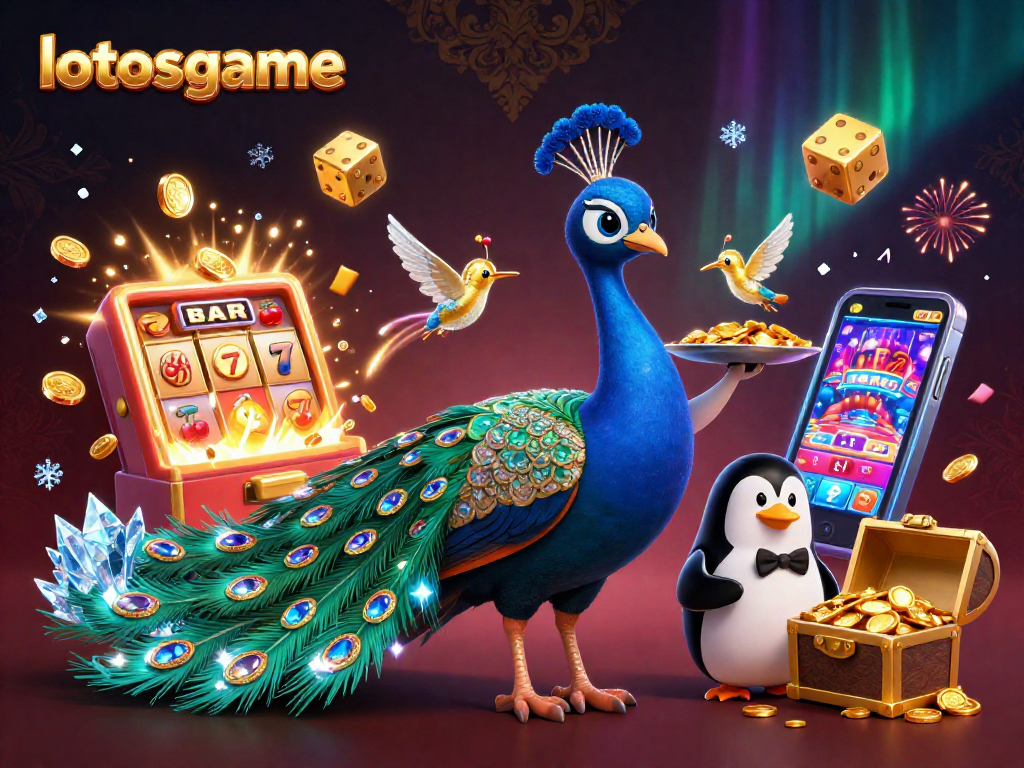 Experience vibrant winning moments at lotosgame with an interactive jackpot explosion and lively 3D characters.