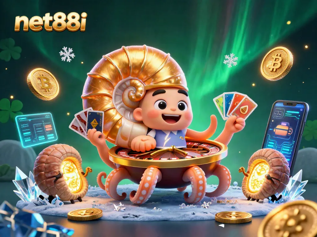 Spin the roulette wheel with net88i’s stunning 3D casino illustration showcasing vibrant gaming elements.