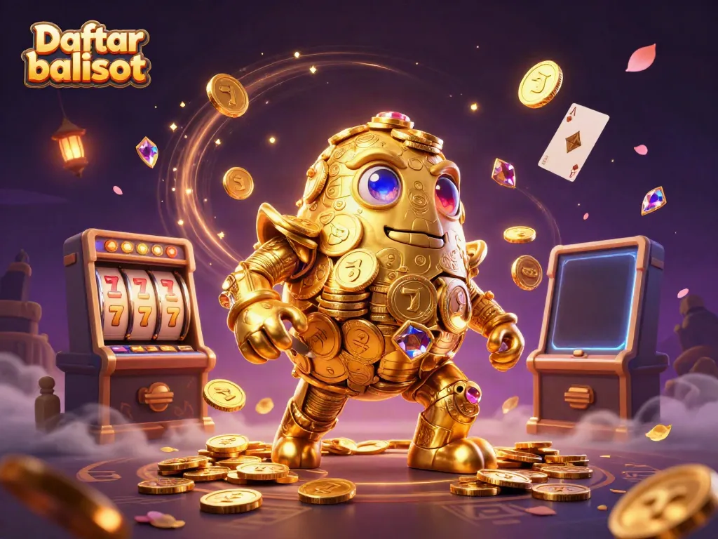 Experience thrilling gameplay with Daftar balisot slot machine action and golden coin excitement!