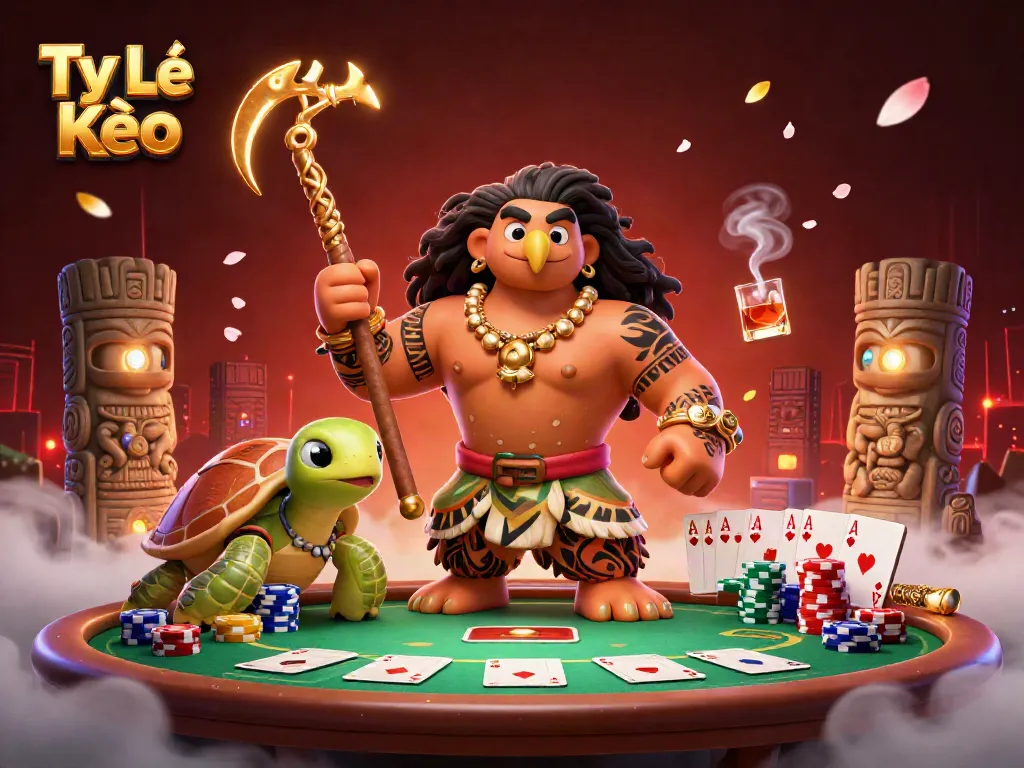 Experience dynamic Tỷ Lệ Kèo action with vibrant poker elements and engaging characters.