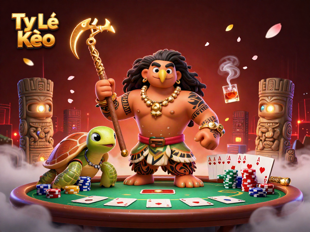 Experience dynamic Tỷ Lệ Kèo action with vibrant poker elements and engaging characters.