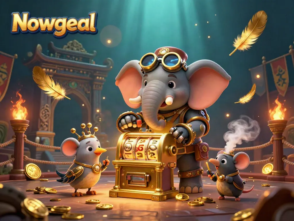 Engage with Nowgoal's ultimate gambling experience, featuring exciting cartoon characters and dynamic betting elements.
