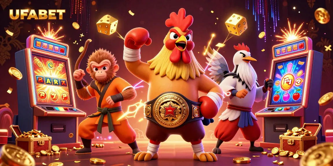 Engage with UFABET's thrilling casino experience alongside vibrant characters and captivating games.