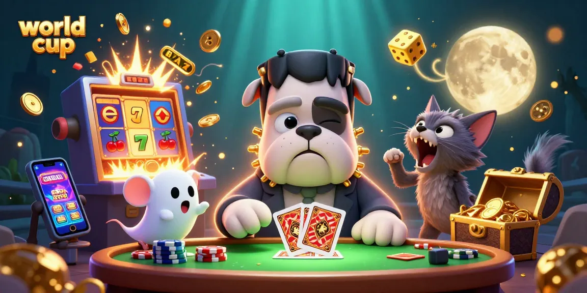 Engage in thrilling world cup betting with dynamic casino elements and characters at play.