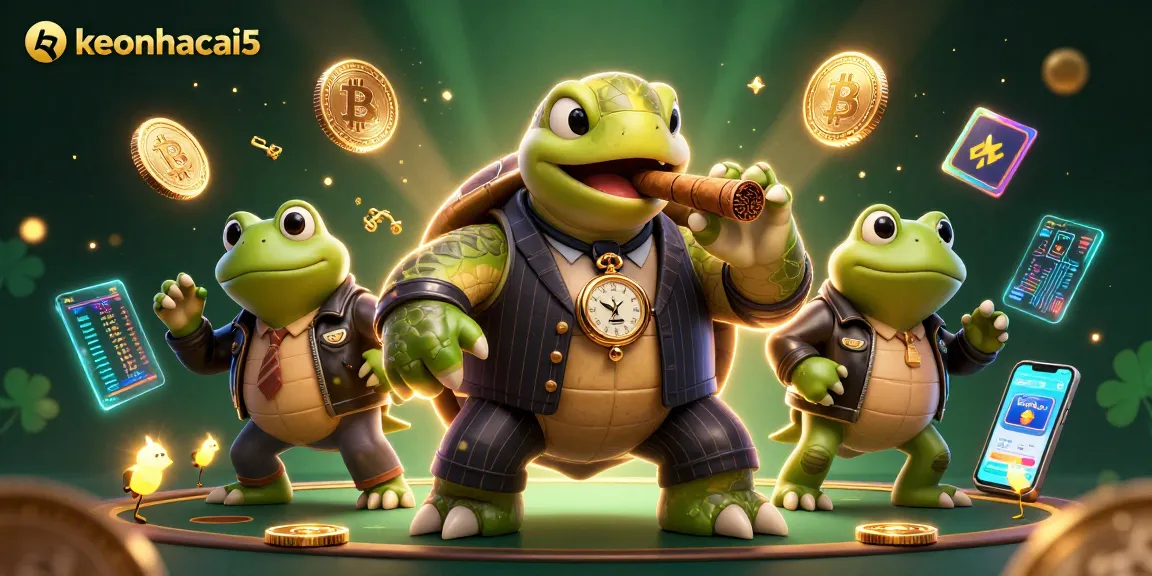 Engage with keonhacai5 as the snapping turtle mobster and bullfrogs bring casino thrills to life.