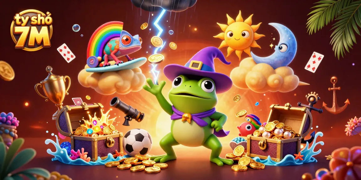 Experience the thrilling tỷ số 7M with vibrant live sports betting action and engaging visuals.