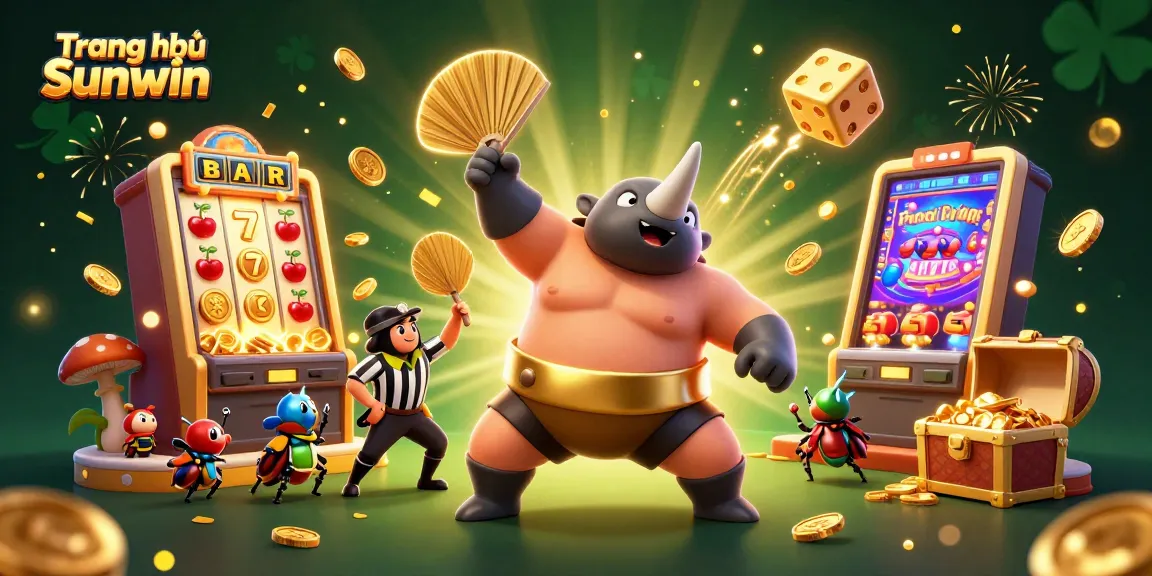 Experience excitement with Trang chủ Sunwin as a powerful rhinoceros beetle champion stomps, sending coins flying.