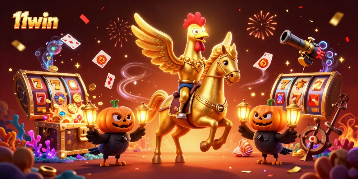 Play slots winning with the vibrant 11win casino illustrations featuring winning sequences and treasures.