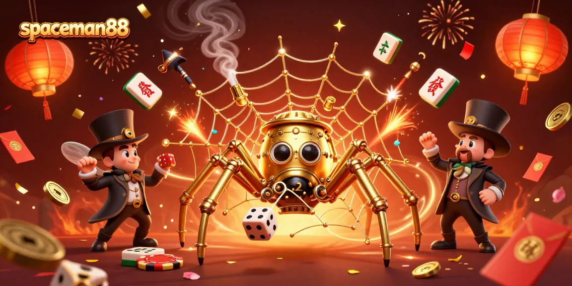 Play engaging games at spaceman88, featuring whimsical steampunk characters in a rich casino setting.